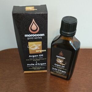 Moroccan Gold Series Argan Oil for Hair - Black Bottle